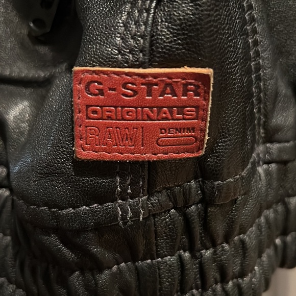 G-Star RAW leather jacket. Raw cargo line. - Picture 3 of 9
